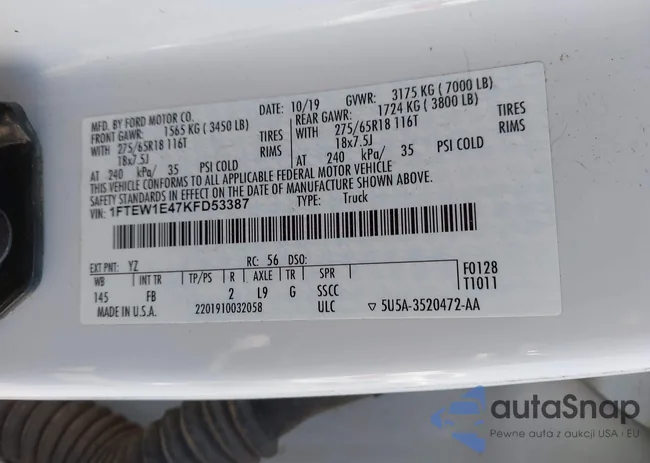 1FTEW1E47KFD53387: 42608524