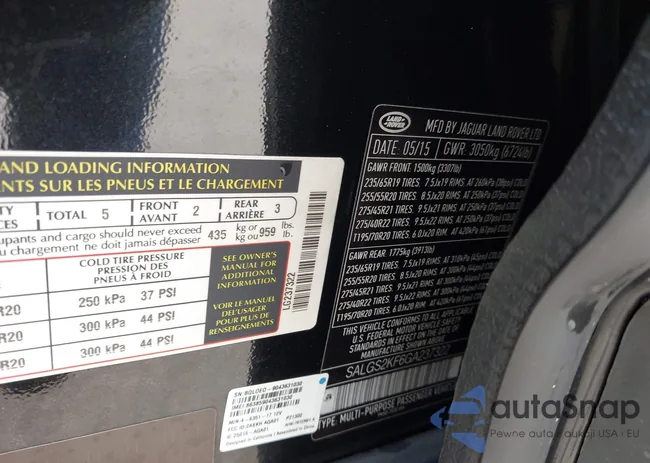 SALGS2KF6GA237322: 42608878