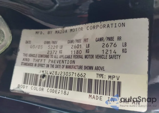 JM3LW28J230371662: 42608164