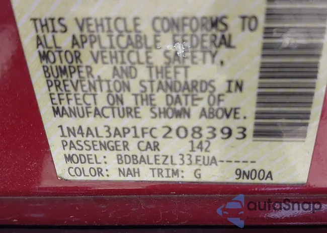 1N4AL3AP1FC208393: 42608221