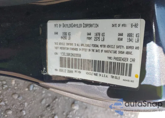 1C3EL55R12N329558: 42608254