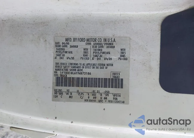 1FTRX18L6YNB73186: 42609640