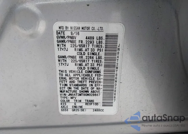 JN8AT2MT8GW028667: 42609723