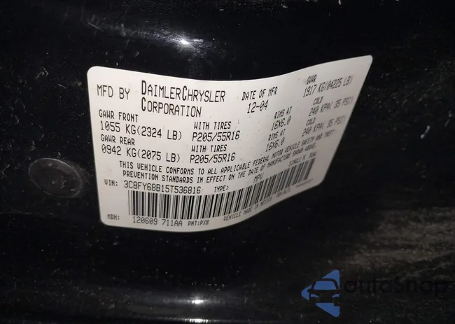 3C8FY68B15T536816: 42609232