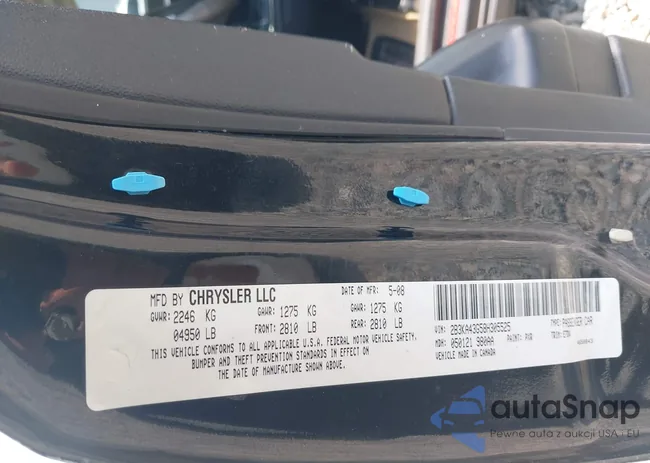 2B3KA43G58H305525: 42610642