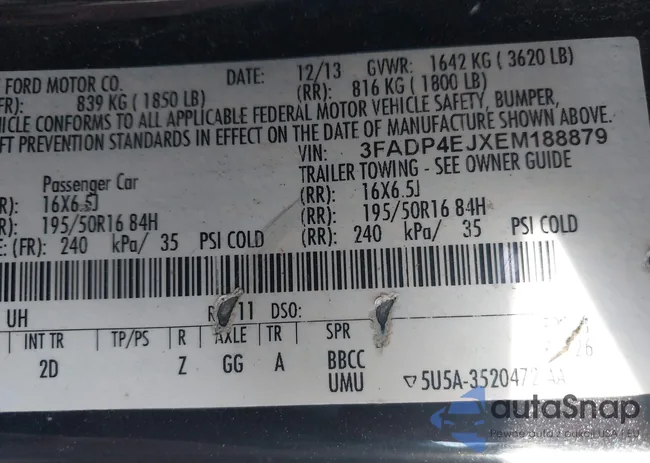 3FADP4EJXEM188879: 42610715