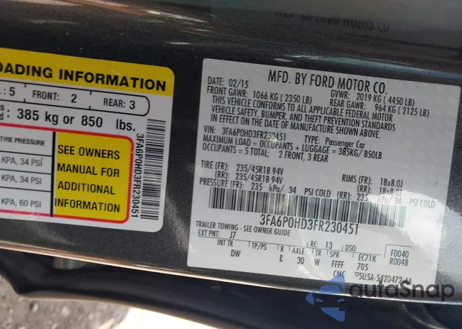 3FA6P0HD3FR230451: 42610791