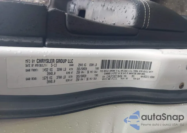 1C4RJFCG3EC196456: 42610801