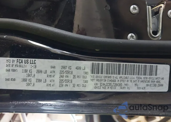 3C4NJDCB5JT284303: 42610849