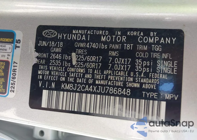 KM8J2CA4XJU786848: 42610888