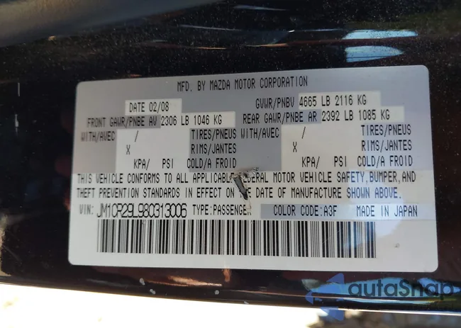 JM1CR29L980313006: 42610921