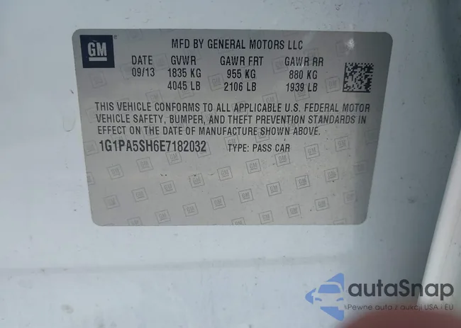 1G1PA5SH6E7182032: 42611383