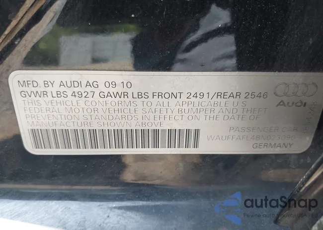 WAUFFAFL4BN023090: 42611683