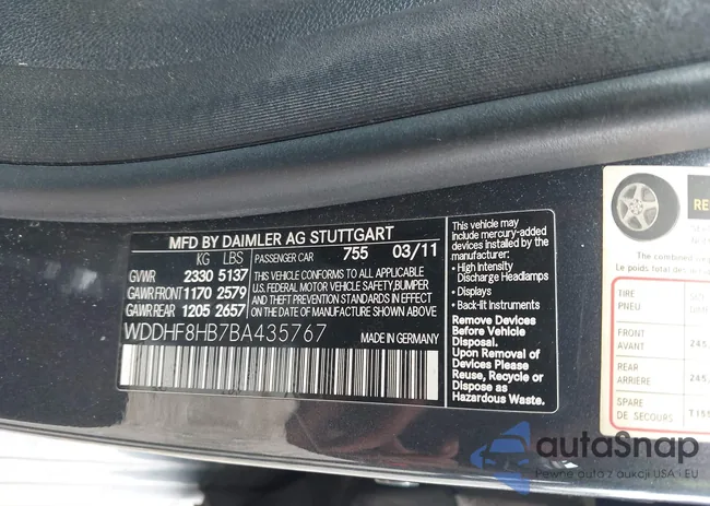 WDDHF8HB7BA435767: 42611812