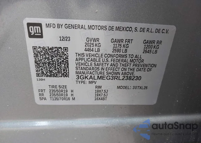 3GKALMEG3RL238230: 42611856