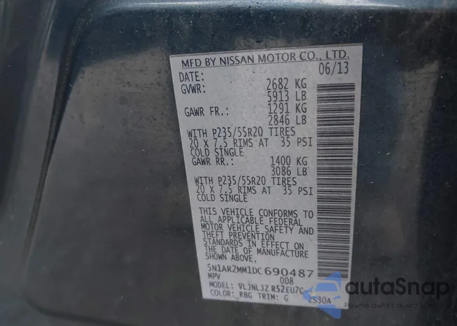 5N1AR2MM1DC690487: 42611901