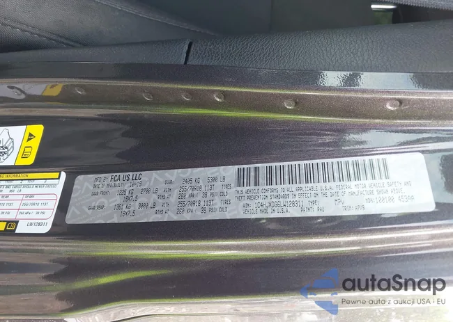 1C4HJXDG6LW128311: 42611972