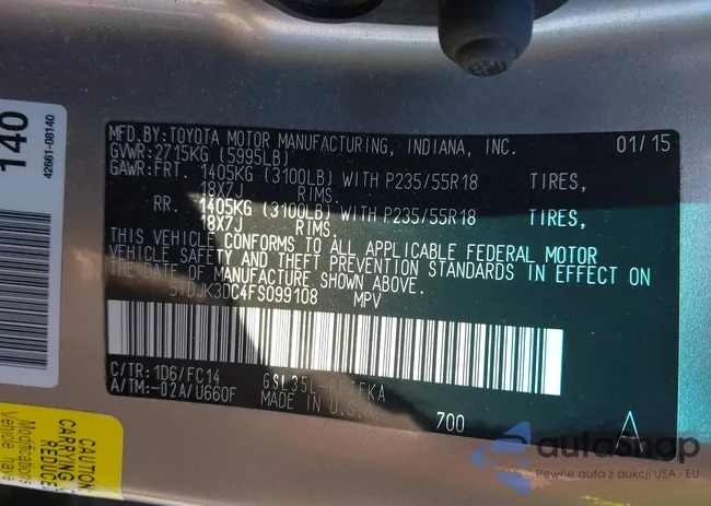 5TDJK3DC4FS099108: 42611201