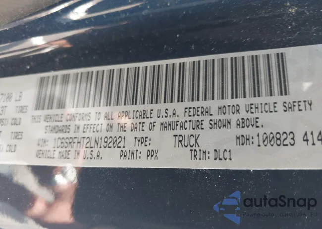 1C6SRFHT2LN192021: 42612615