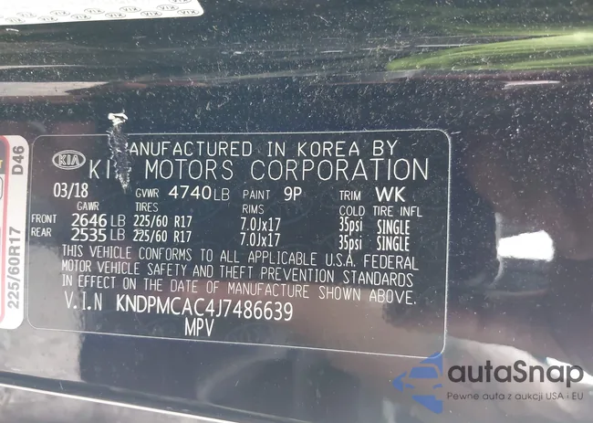 KNDPMCAC4J7486639: 42612622