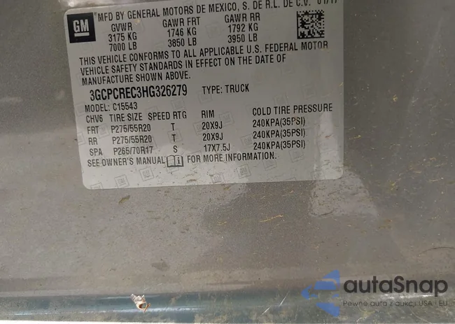 3GCPCREC3HG326279: 42612653