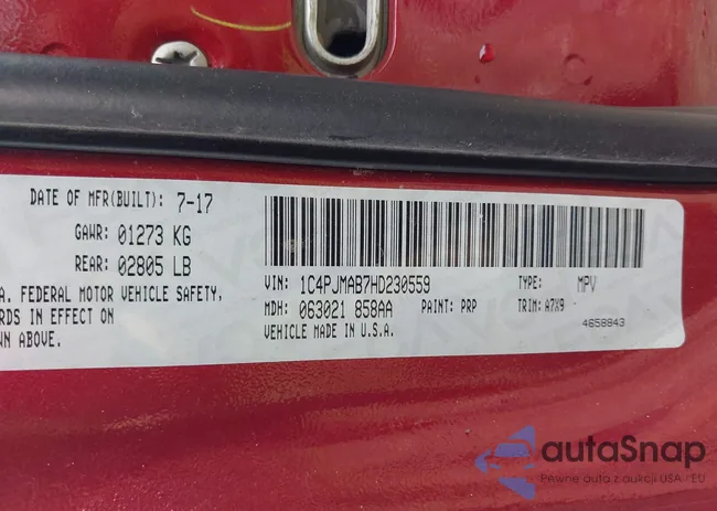 1C4PJMAB7HD230559: 42612711