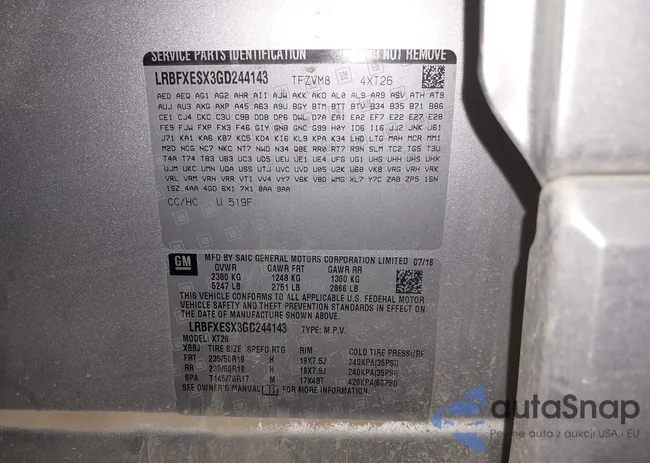 LRBFXESX3GD244143: 42612952