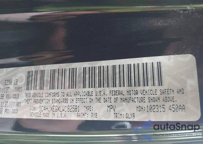 1C4HJXEGXLW182581: 42612084