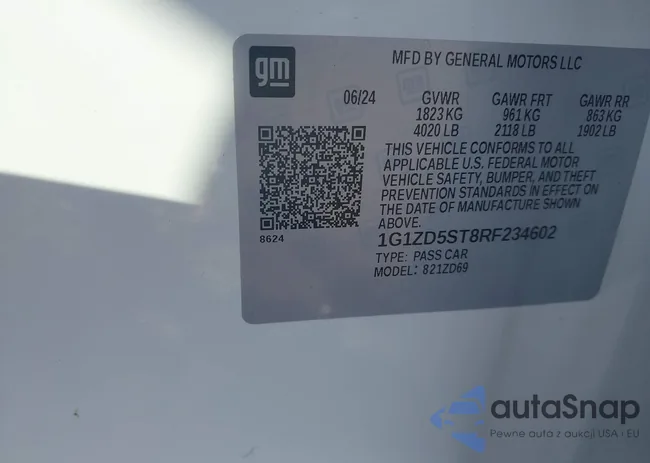 1G1ZD5ST8RF234602: 42612109