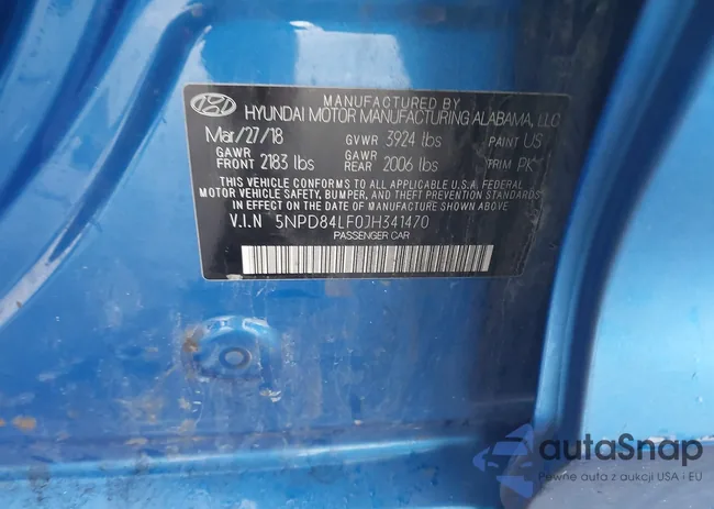 5NPD84LF0JH341470: 42612135