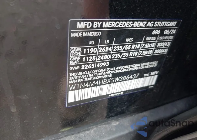 W1N4M4HBXSW386437: 42612285