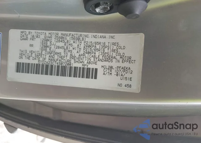 5TDZA23C74S072001: 42612321