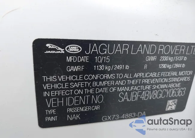 SAJBF4BV8GCY06363: 42613623