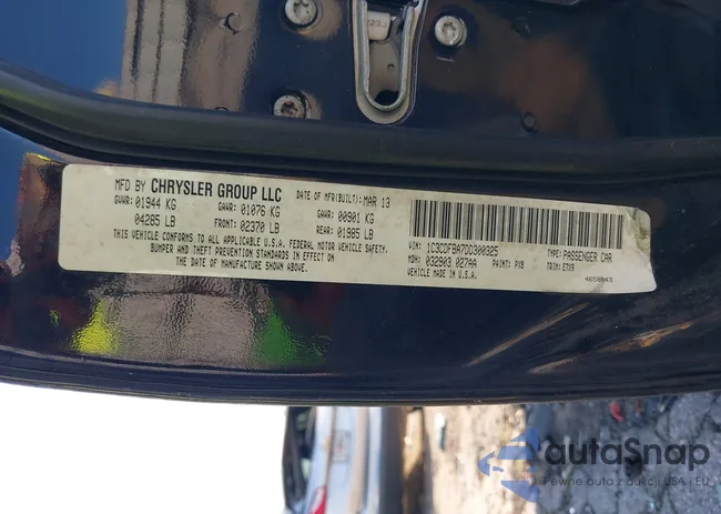 1C3CDFBA7DD300325: 42613012