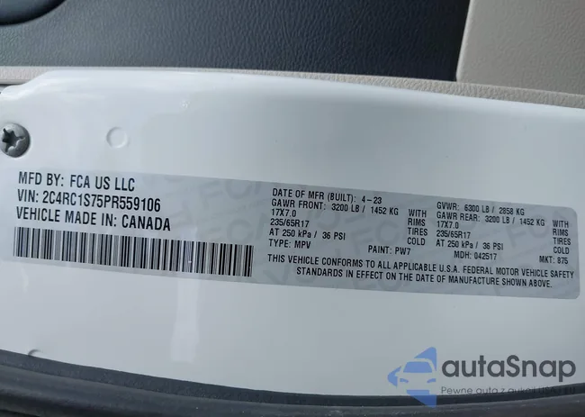 2C4RC1S75PR559106: 42613325