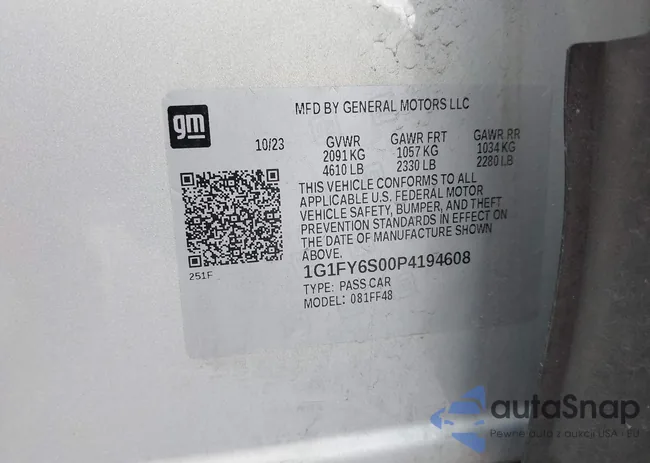 1G1FY6S00P4194608: 42614969