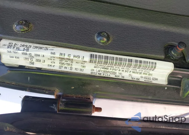 1J4FY19S9XP423684: 42614136