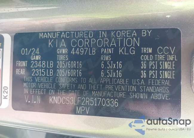 KNDCS3LF2R5170336: 42614188