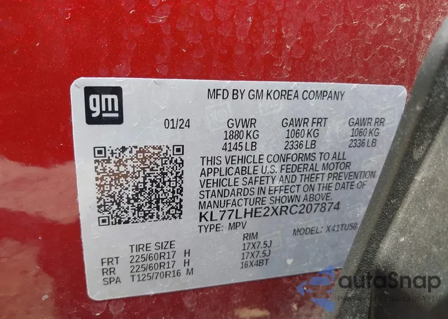 KL77LHE2XRC207874: 42614193