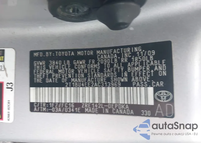 2T1BU4EE2AC313969: 42615504