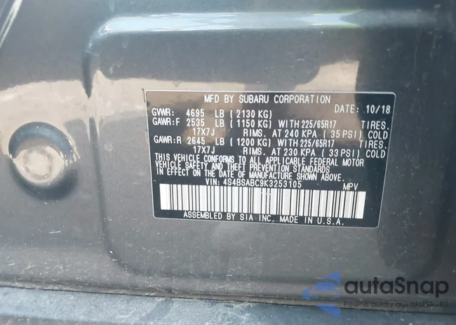 4S4BSABC9K3253105: 42615620