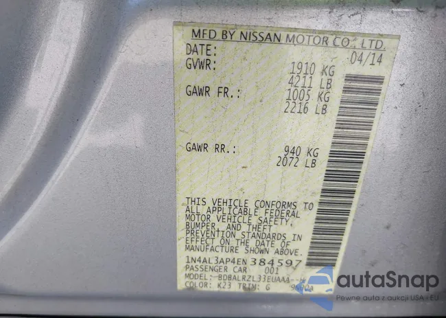 1N4AL3AP4EN384597: 42615865