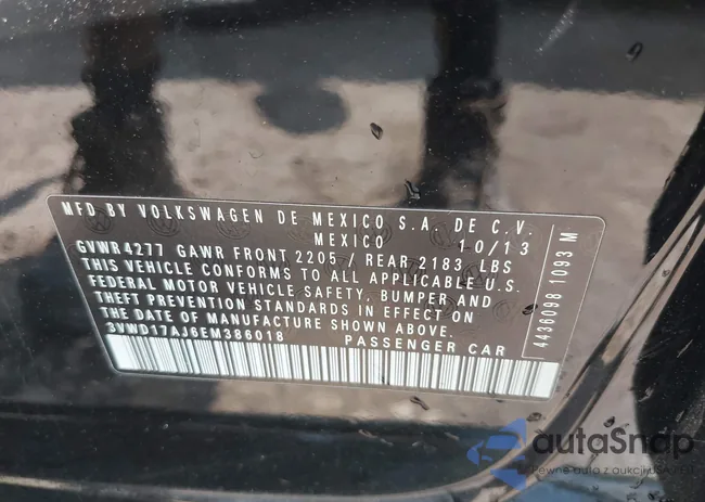 3VWD17AJ6EM386018: 42615922