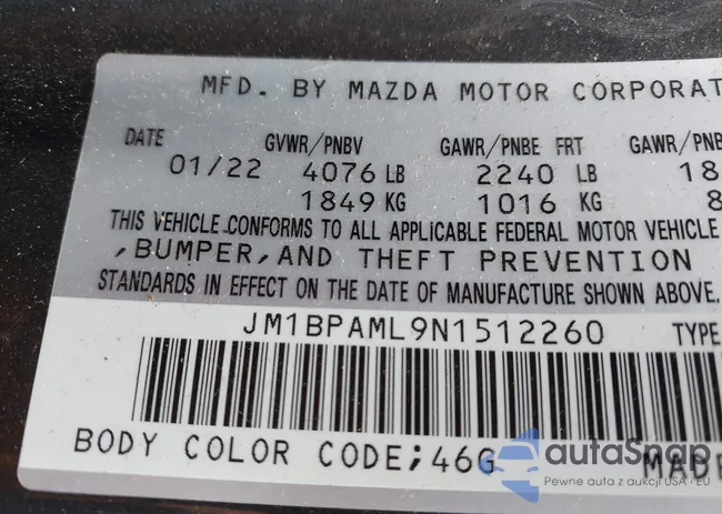 JM1BPAML9N1512260: 42616532