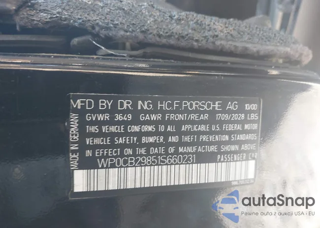 WP0CB29851S660231: 42616541