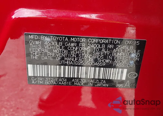 JTHBA1D25G5004659: 42616779