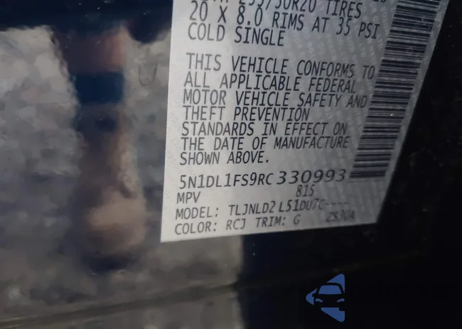 5N1DL1FS9RC330993: 42616945