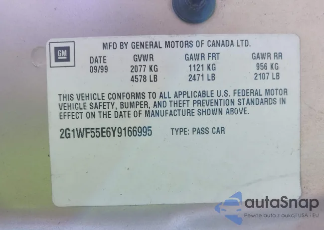 2G1WF55E6Y9166995: 42616043