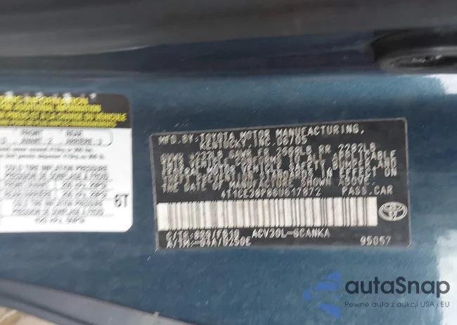 4T1CE38P86U617872: 42616092