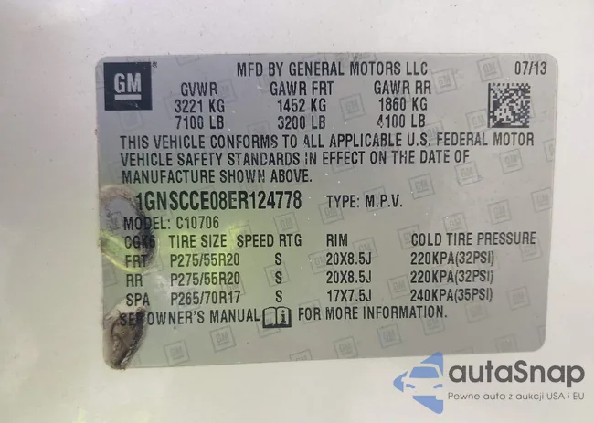 1GNSCCE08ER124778: 42616301